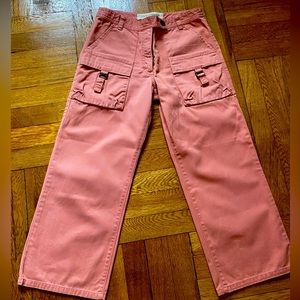 J. Crew Wide Leg Cargo Chinos